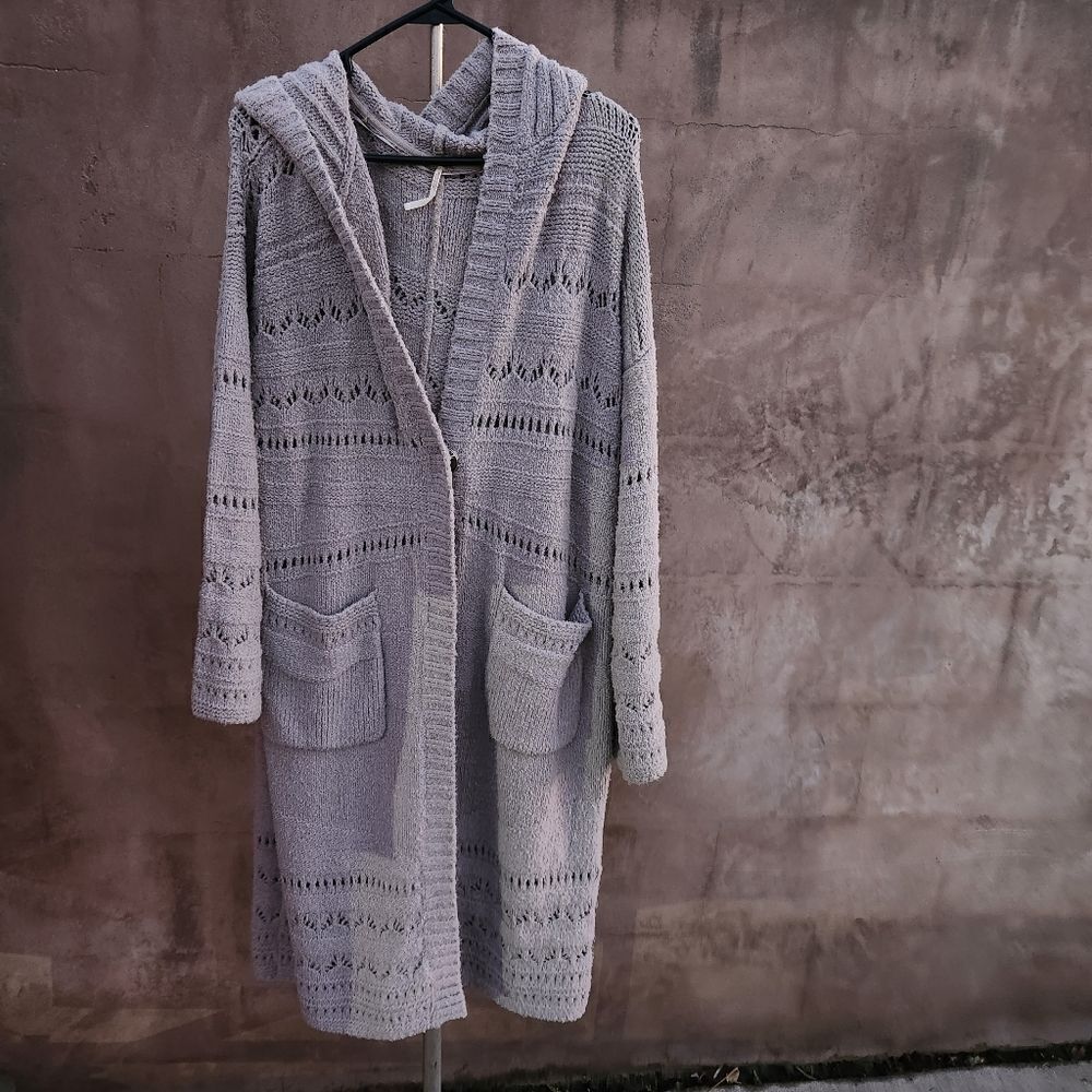 Free people over sized sweater coat